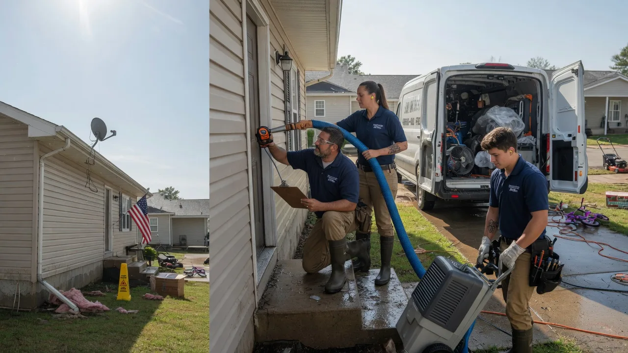 Ceiling Water Damage Restoration in Brooklyn, MS near me